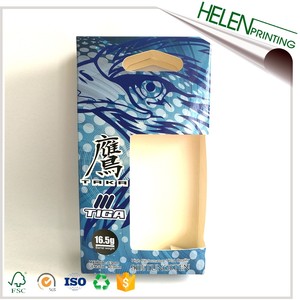 Benutzer definierte kleine Darts hängende Schachteln Karton Verpackung Papier <span class=keywords><strong>box</strong></span> mit Fenster - Product Image 3
