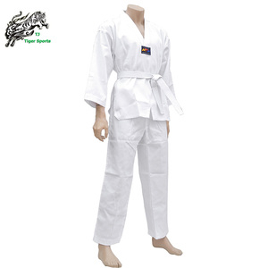 Tùy chỉnh WTF gân Taekwondo đồng phục vật liệu chất lượng cao cho các học viên Taekwondo - Product Image 3