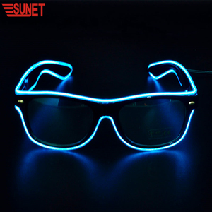 Vente flash - Lunettes LED clignotantes SUNJET rechargeables/à piles, personnalisées pour les fêtes, les pubs, les festivals de musique - Product Image 4