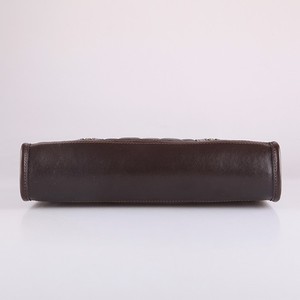 4966 2017 Bolso de Mano amplio para dama sofisticado en color negro con diseno de endredon frontal, fabrica de bolsos. - Product Image 5