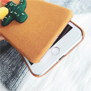 Corea del estilo 3D alivio lindo cactus tela <span class=keywords><strong>tel</strong></span>éfono móvil a prueba de choques para el iPhone x 8 8 más 7 7 más 6 6 Más - Product Image 5