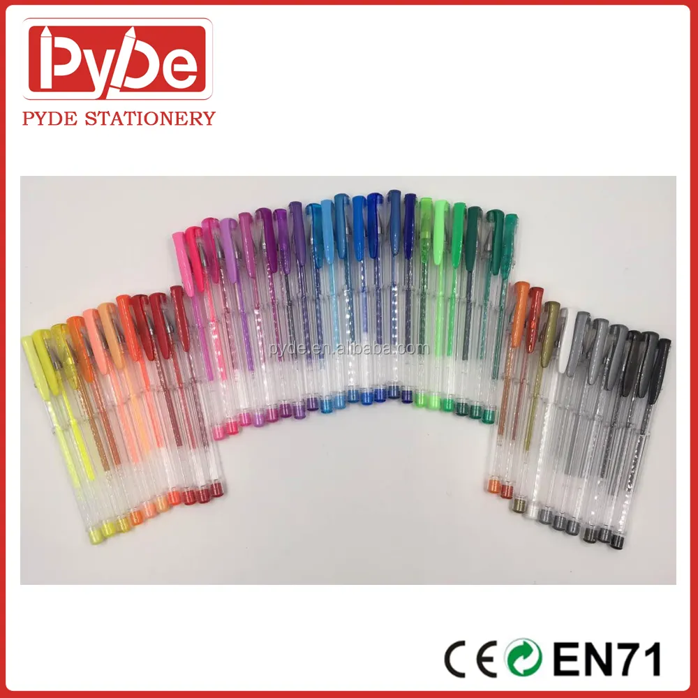 Color gel pen sets Heißer verkauf multi funktion 100 einzigartige gel pen geschenk