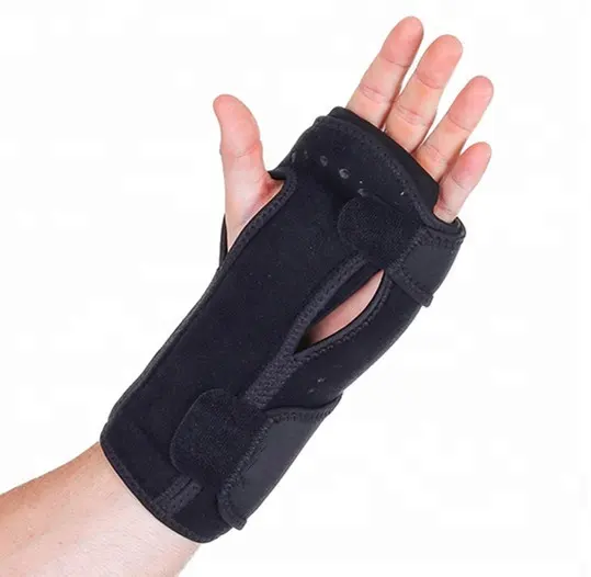 Black 1 Size Fits All Sports Medicine Night Support Wrist Brace