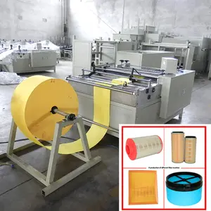 Papel filtro de aire HEPA molino mini-plisado línea de producción filtro plegado