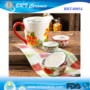 Ensemble de tasses à mesurer en céramique multicolores en gros - Product Image 2