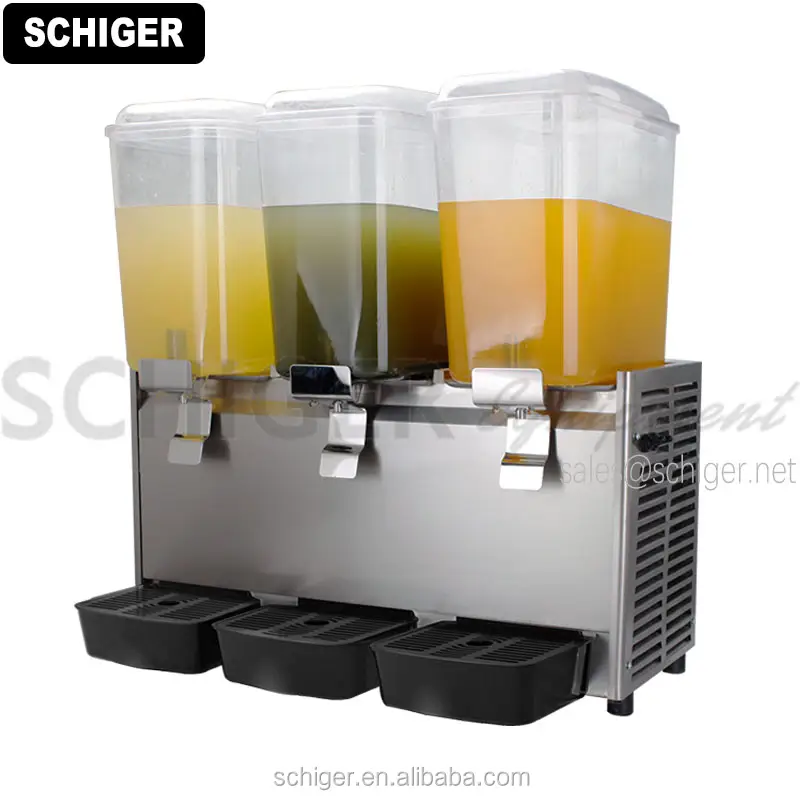 SCHIGER 3 Serbatoio Commerciale Fredda Distributore di Bevande Distributore di Bevande Succo di dispositivo di Raffreddamento Pompa a Getto Classico Ristorante