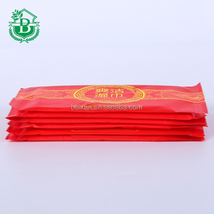 Emballage individuel personnalisé impression <span class=keywords><strong>restaurant</strong></span> individuellement enveloppé lingettes humides sous étiquette privée - Product Image 3