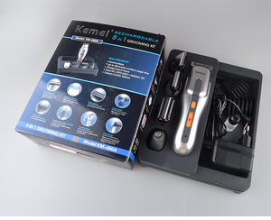 Kemei KM-680A <span class=keywords><strong>Kit</strong></span> de Toilettage Professionnel 8-en-1 pour Salon de <span class=keywords><strong>Coiffure</strong></span>, <span class=keywords><strong>Tondeuse</strong></span> à Cheveux Rechargeable pour Hommes, Fabriqué en Chine - Product Image 5