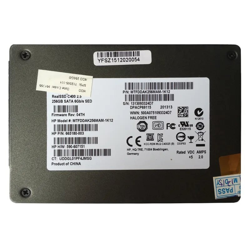 Asli c400 256g b p/n 665180-003 702865-001 laptop solid state drive X300 X301 T400s T410