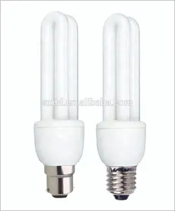 Compact Fluorescent Lamp E27 B22 6500K 3000K Shape Energy Saving Lamp with Glass Tube Bulb Wholesale Price 2U 13W 15w18w 20w OEM