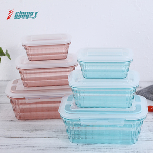Box Storage Storage Lunch Boxes Lunch Box Clear Seal Plastic Airtight Food Storage Container Set