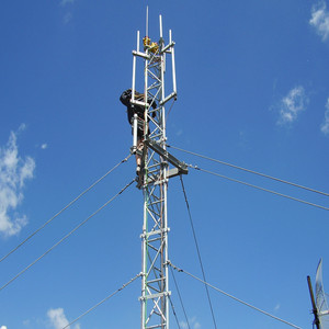 NGOÀI TRỜI 3g Viễn Thông lò vi sóng tháp ăng ten 60M 80M <span class=keywords><strong>90M</strong></span> 100M 120m phạm vi mạ kẽm lưới thép guyed tháp làm bằng thép góc - Product Image 6