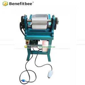 Electric Beeswax Foundation Sheet Machine beeswax foundation mill