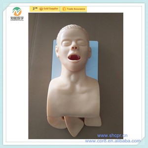 Material de PVC adultos cavitas nasi cánula traqueal maniquí maniquí con dientes de compresión dispositivo de alarma - Product Image 2