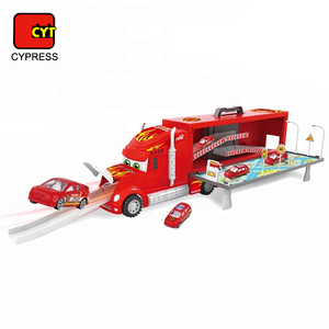 1:64 portable modèle moulé sous pression feu camion ensemble parking <span class=keywords><strong>lot</strong></span> jouet - Product Image 1