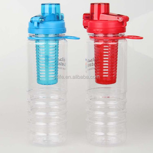 Vente chaude Moyen-Orient 750 ml SANS bpa TRITAN <span class=keywords><strong>bouteille</strong></span> d'eau en <span class=keywords><strong>plastique</strong></span> avec fruits infuseur et <span class=keywords><strong>casier</strong></span> pp couvercle - Product Image 1
