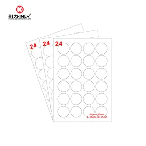 A4 24 up circle label sticker paper Laser/Inkjet Label address label
