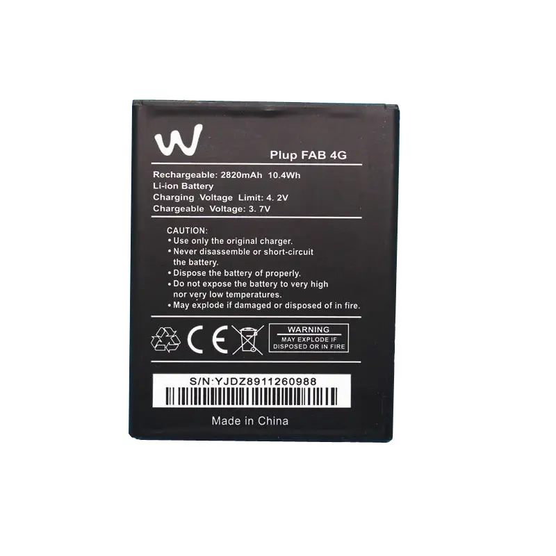 Original Mobile Phone Battery for Wiko Lenny 2/3/4/5 Smartphone Battery Replacement for Wiko Tommy Rainbow Jerry Robby