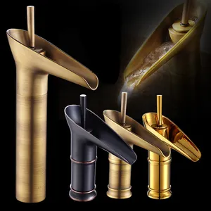 Hot bán New Arrival Chất lượng cao Brass Thác Lưu vực tap thời trang <span class=keywords><strong>Wine</strong></span> cup hình vòi nước cho phòng tắm van gốm - Product Image 1