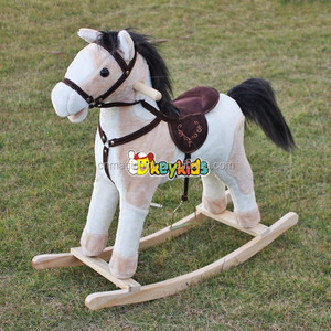 Gros style de bande dessinée en bois <span class=keywords><strong>girafe</strong></span> forme premier cheval à <span class=keywords><strong>bascule</strong></span> pour les tout-petits W16D025 - Product Image 6