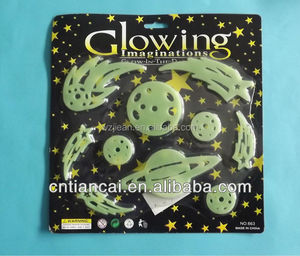Autocollants fluorescents 3D d'animaux, étiquettes adhésives, lumineux nocturne, brillent dans la nuit - Product Image 5