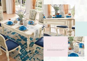 Nouveau design Américain moderne mobilier de chambre est fait de bois en chêne massif en ivoire blanc finition - Product Image 5