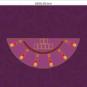 Mini Flush Casino Layout ANTE/BET Blackjack Mesa <span class=keywords><strong>de</strong></span> póquer <span class=keywords><strong>Fieltro</strong></span> con logotipo personalizado para mesas <span class=keywords><strong>de</strong></span> juego Mahjong - Product Image 4