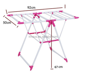 Fabricant chinois, vente en gros à bas prix, séche-<span class=keywords><strong>linge</strong></span> pour bébé personnalisé, rose, mini-séchoir à <span class=keywords><strong>linge</strong></span> <span class=keywords><strong>pliable</strong></span> pour salle de bain, pour le repassage à la vapeur - Product Image 6