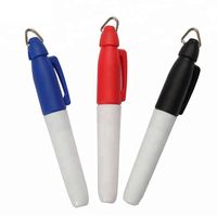 Stylo marqueur permanent en plastique pour le golf, mini stylo de golf, vente chaude