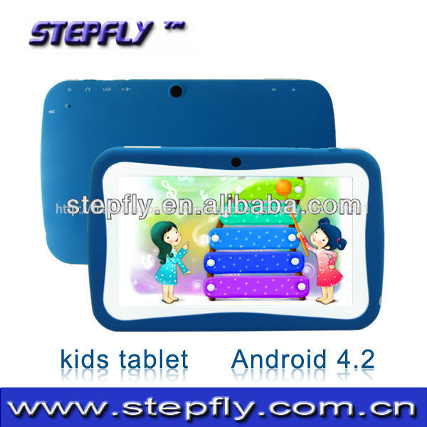 Enfants tablet pc avec 7 pouces écran tactile capacitif rk3066 4.2 dual core android wifi