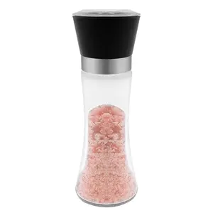 home grain mills with large capacity adjustable salt and pepper grinder set 200ml rock salt grinder