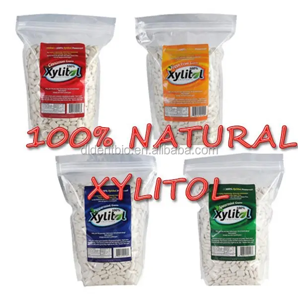 ממותק עם טהור xylitol לעיסת מסטיק חלאל אמיתי xylitol לעיסה