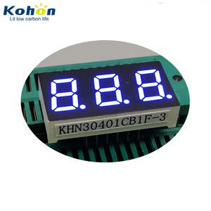 Bán buôn 3 chữ số 0.4 inch cathode chung <span class=keywords><strong>7</strong></span> đoạn <span class=keywords><strong>LED</strong></span> hiển thị màu xanh cho các dụng cụ - Product Image 2