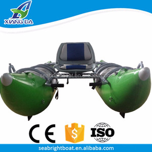 เรือพีวีซีวัสดุและอลูมิเนียมกรอบ <span class=keywords><strong>Cataraft</strong></span> ทนทานหนึ่งคนพองที่ดีที่สุดโป๊ะเรือสำหรับขาย - Product Image 2