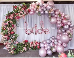 Ballon en Latex pour future mariée, 12 pouces, kit imprimé pour mariage, décoration de fête prénuptiale
