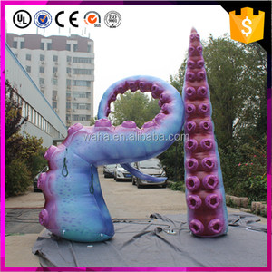 인기있는 디자인 블루 퍼플 거대한 풍선 문어 촉수 판매 - Product Image 3