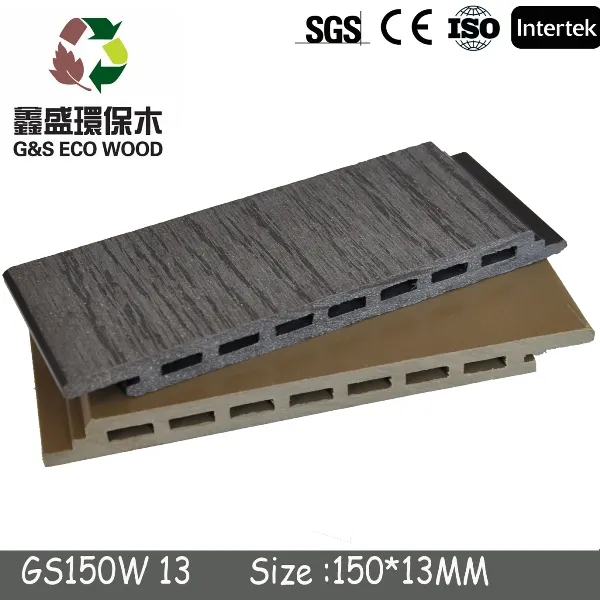 Wood Plastic Composite wpc panel board laminate floor for garden fence