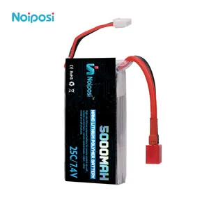 7.4 volts batterie lithium-ion/7.4 v 5000mah lipo batterie