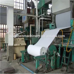 10-25 T/D Fourdrinier type waste sugar cane bagasse recycling automaton toilet tissue paper making machine