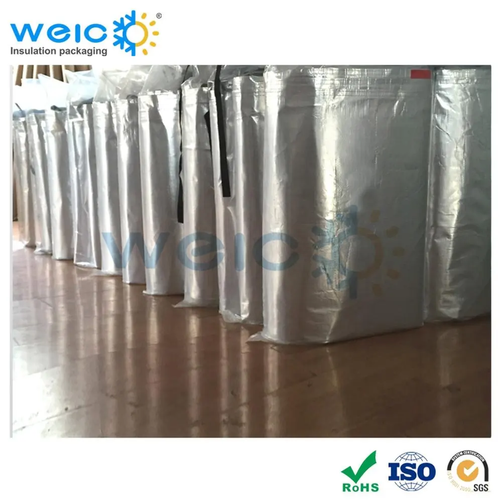 Thermal Foil Aluminum Foil Woven Fabric Thermal Container Liner For Protection Shipping