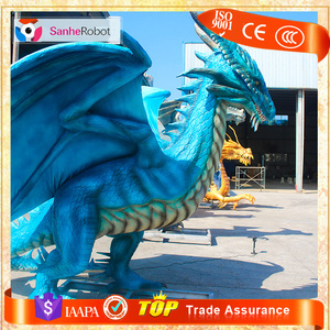 Centro Comercial animada vida artificial tamaño animatronic estatuas <span class=keywords><strong>de</strong></span> <span class=keywords><strong>dragón</strong></span> para la venta - Product Image 1