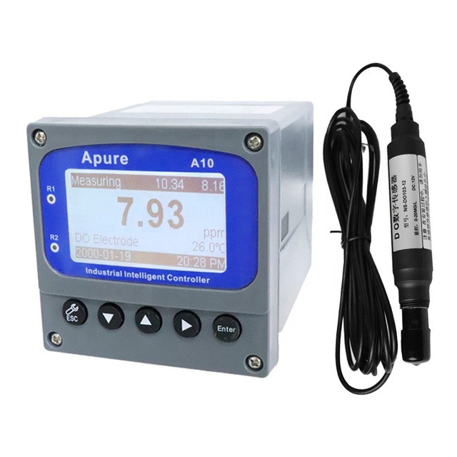 Apure Portable Digital Aquaculture Water Do Online Optical Dissolved Oxygen Meter With Sensor for Wastewater
