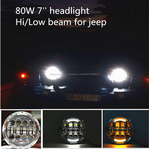 Date! haute puissance LED 80 W OS Allemagne puce 7 pouces <span class=keywords><strong>blanc</strong></span>/jaune <span class=keywords><strong>angel</strong></span> eye phare avec DRL <span class=keywords><strong>de</strong></span> Guangzhou ASEND. - Product Image 2