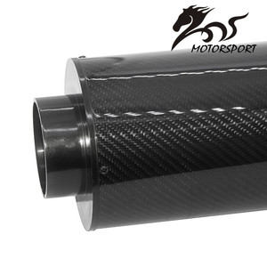 Kit de Inducción de Alimentación Fría de Fibra de Carbono Universal para Carreras, Kit de Admisión de Aire, Caja de Filtro de Aire con Ventilador - Product Image 4