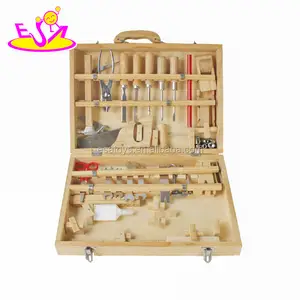 新设计多功能木制儿童玩工具箱 W03D046