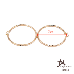 18k金皮廷新设计女性金箍耳环E0183 - Product Image 3