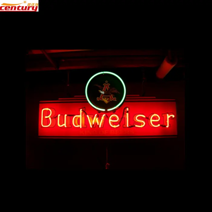 Atacado china preço de fábrica personalizado buweiser neon cerveja sinal
