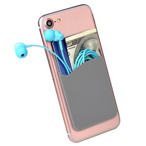 Porte-cartes en silicone PVC 1 pièce, étui porte-cartes de crédit porte-cartes pour iPhone - Product Image 6
