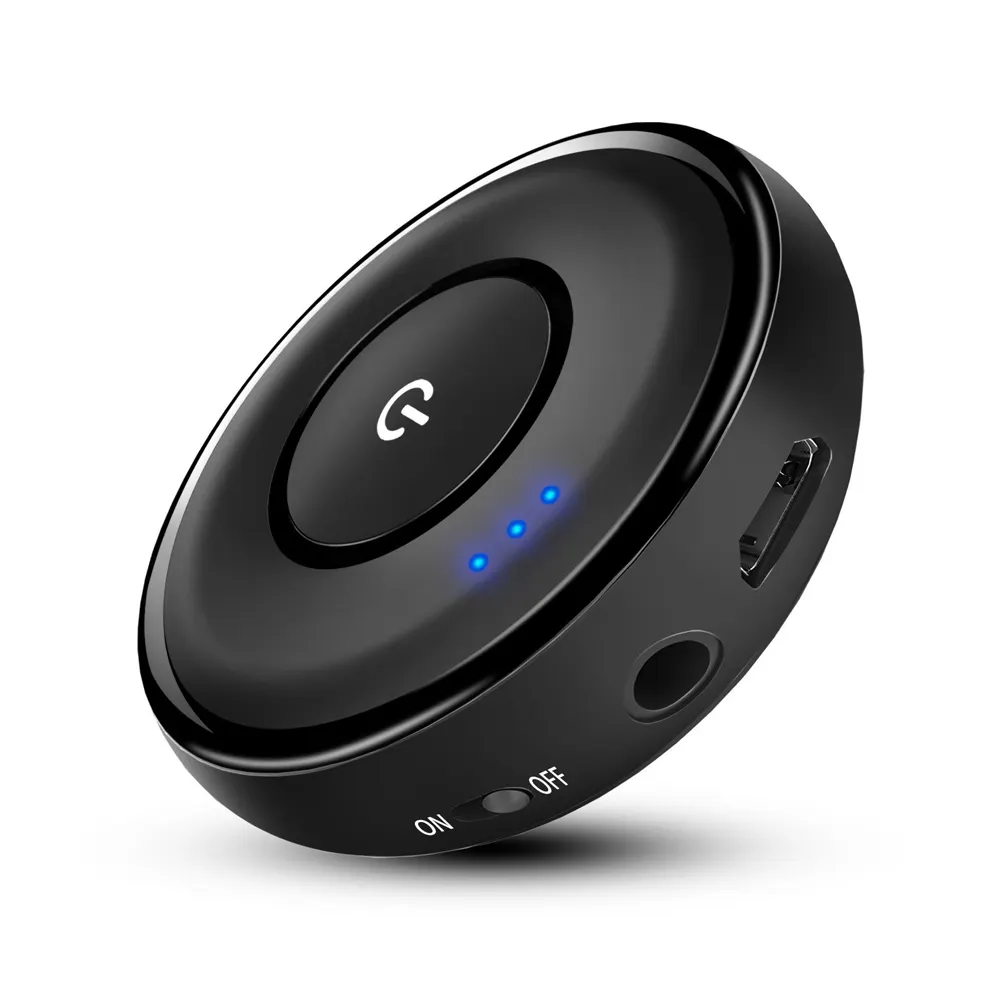 Mini bluetooth Araç Kiti Alıcı Ses Müzik 3.5mm jack Aux Bluetooth Araç Kiti Kiti Bluetooth Adaptörü Almak