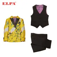 ELPA neue Mode Slim Fit Jungen Weihnachts feier Kleid Anzüge mit Blazer Weste Hosen